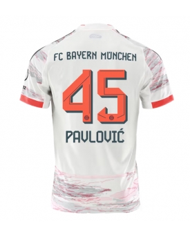 Billige Fotballdrakt Bayern Munich Aleksandar Pavlovic #45 Replika Bortedrakt 2025-26 Kortermet Billige Fotballdrakt Bayern Munich Aleksandar Pavlovic #45 Replika Bortedrakt 2025-26 Kortermet